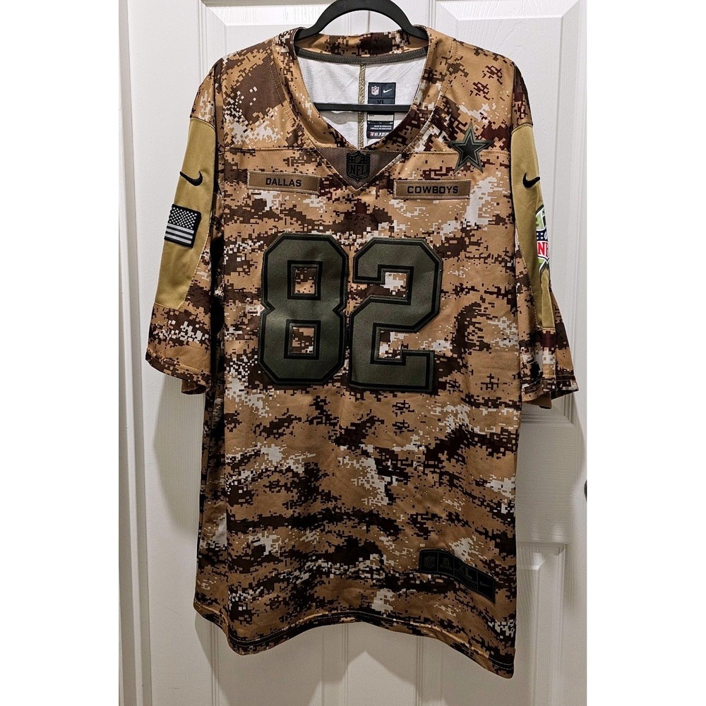 Nike Dallas Cowboys Jason Witten 82 Salute to Service Camo Jersey XL Mens
